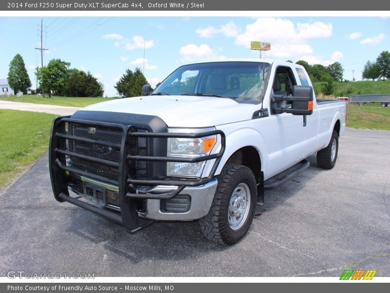 Oxford White / Steel 2014 Ford F250 Super Duty XLT SuperCab 4x4