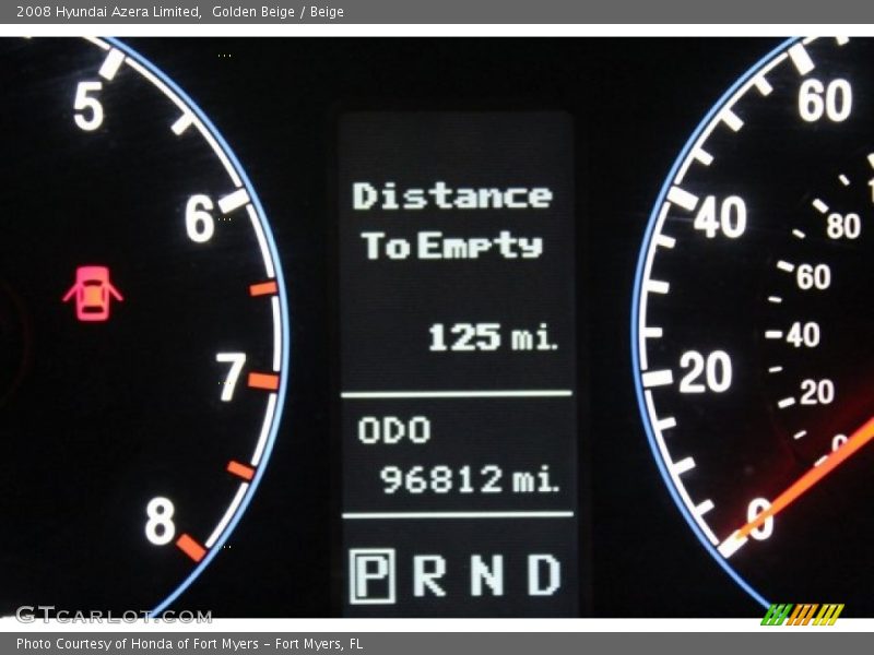 Golden Beige / Beige 2008 Hyundai Azera Limited