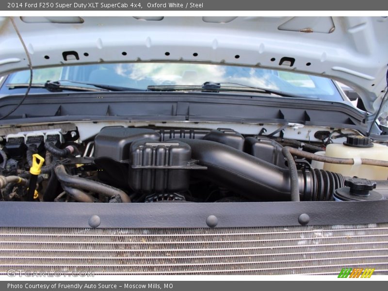 Oxford White / Steel 2014 Ford F250 Super Duty XLT SuperCab 4x4