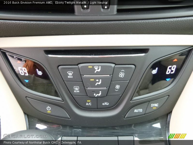 Ebony Twilight Metallic / Light Neutral 2016 Buick Envision Premium AWD