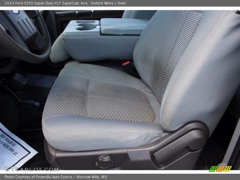 Oxford White / Steel 2014 Ford F250 Super Duty XLT SuperCab 4x4