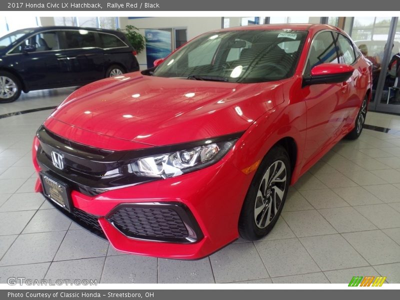 Rallye Red / Black 2017 Honda Civic LX Hatchback