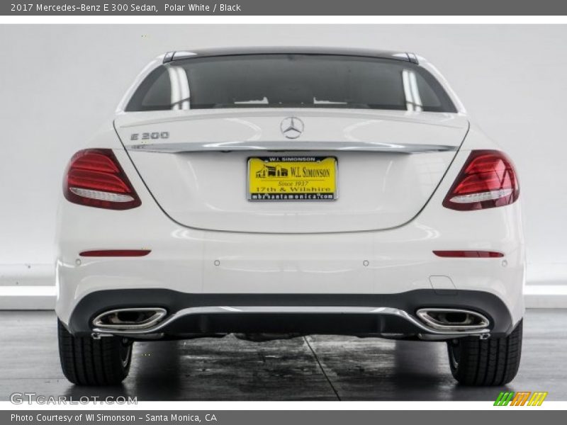 Polar White / Black 2017 Mercedes-Benz E 300 Sedan