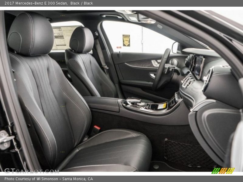 Black / Black 2017 Mercedes-Benz E 300 Sedan