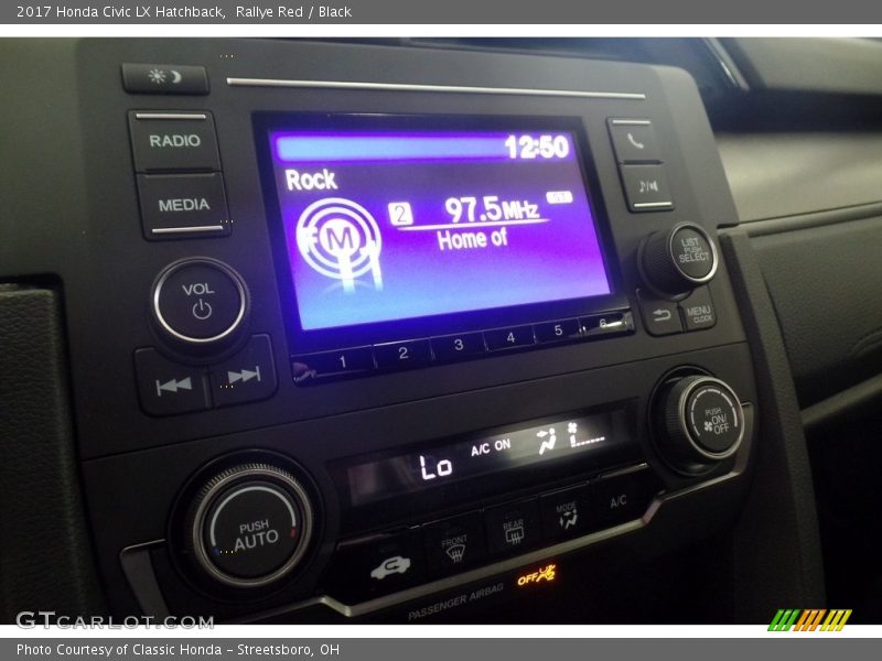 Rallye Red / Black 2017 Honda Civic LX Hatchback