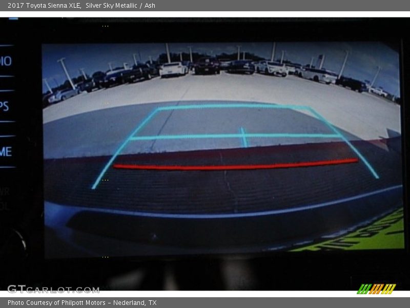 Silver Sky Metallic / Ash 2017 Toyota Sienna XLE