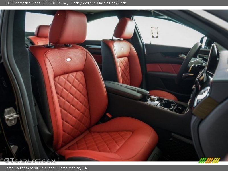 Black / designo Classic Red/Black 2017 Mercedes-Benz CLS 550 Coupe