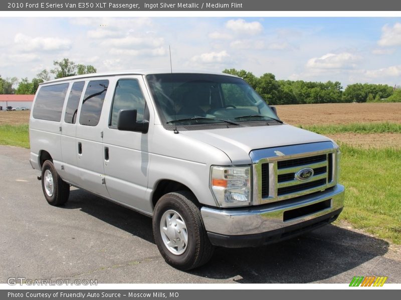 Ingot Silver Metallic / Medium Flint 2010 Ford E Series Van E350 XLT Passenger
