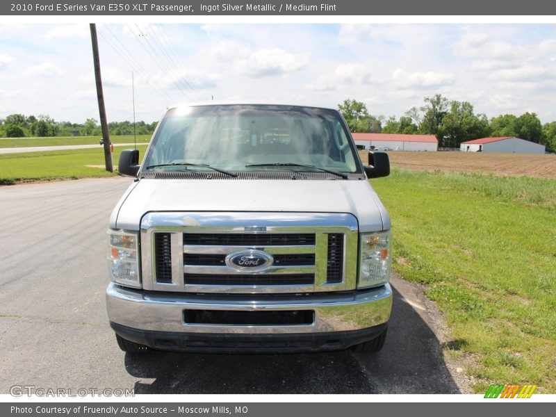 Ingot Silver Metallic / Medium Flint 2010 Ford E Series Van E350 XLT Passenger