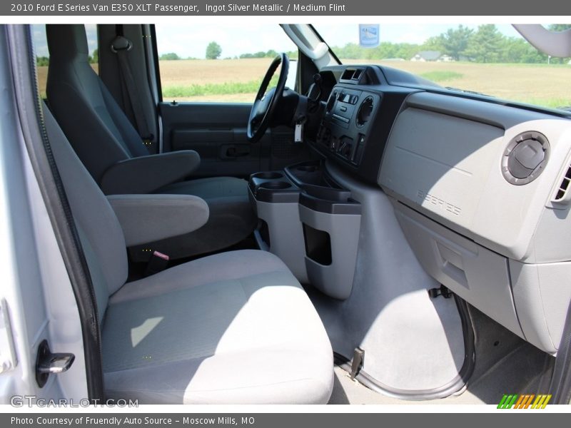 Ingot Silver Metallic / Medium Flint 2010 Ford E Series Van E350 XLT Passenger