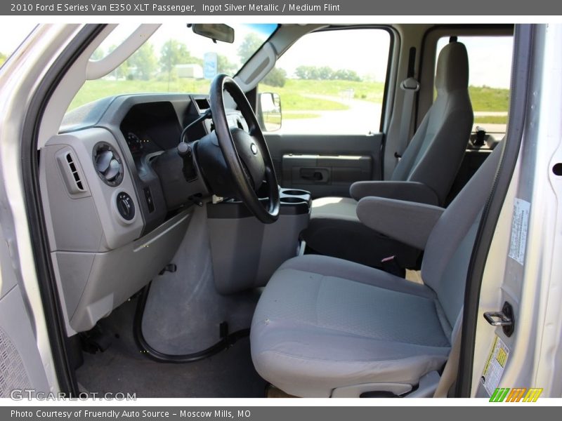 Ingot Silver Metallic / Medium Flint 2010 Ford E Series Van E350 XLT Passenger