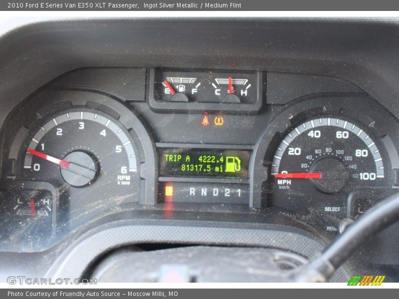 Ingot Silver Metallic / Medium Flint 2010 Ford E Series Van E350 XLT Passenger