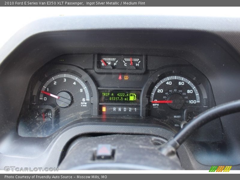 Ingot Silver Metallic / Medium Flint 2010 Ford E Series Van E350 XLT Passenger