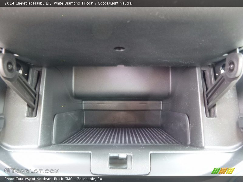 White Diamond Tricoat / Cocoa/Light Neutral 2014 Chevrolet Malibu LT