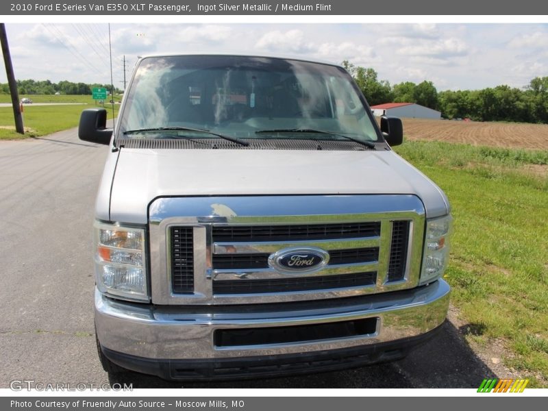 Ingot Silver Metallic / Medium Flint 2010 Ford E Series Van E350 XLT Passenger