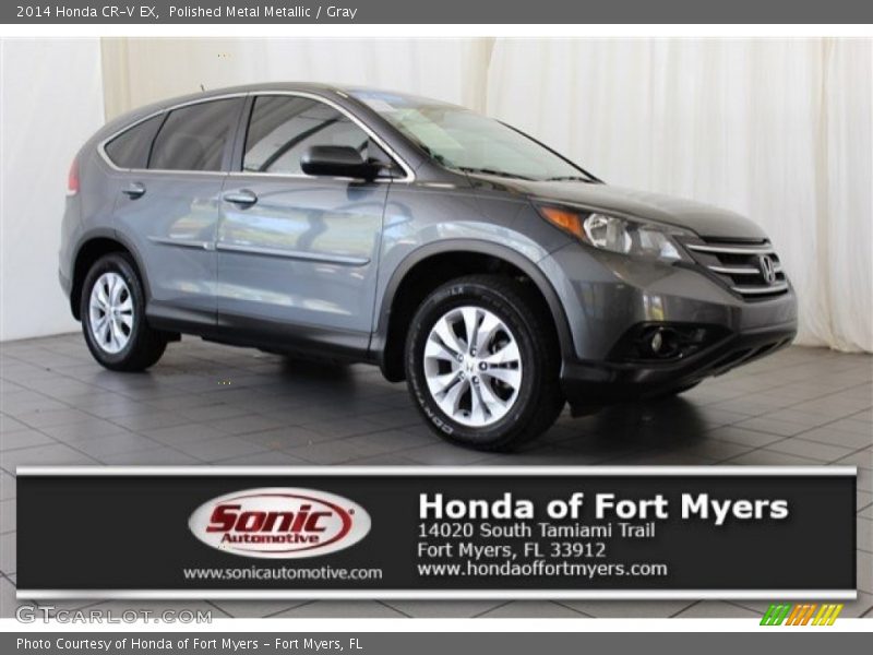 Polished Metal Metallic / Gray 2014 Honda CR-V EX