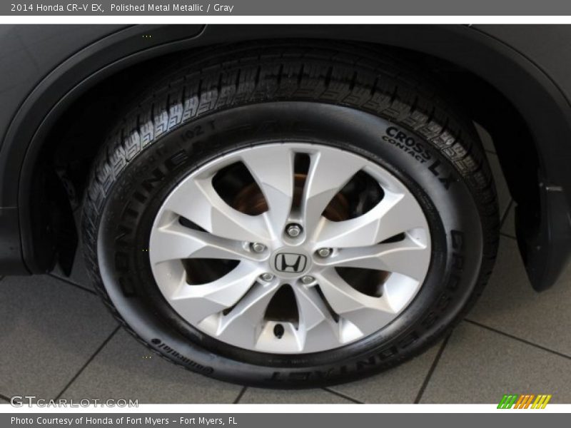 Polished Metal Metallic / Gray 2014 Honda CR-V EX