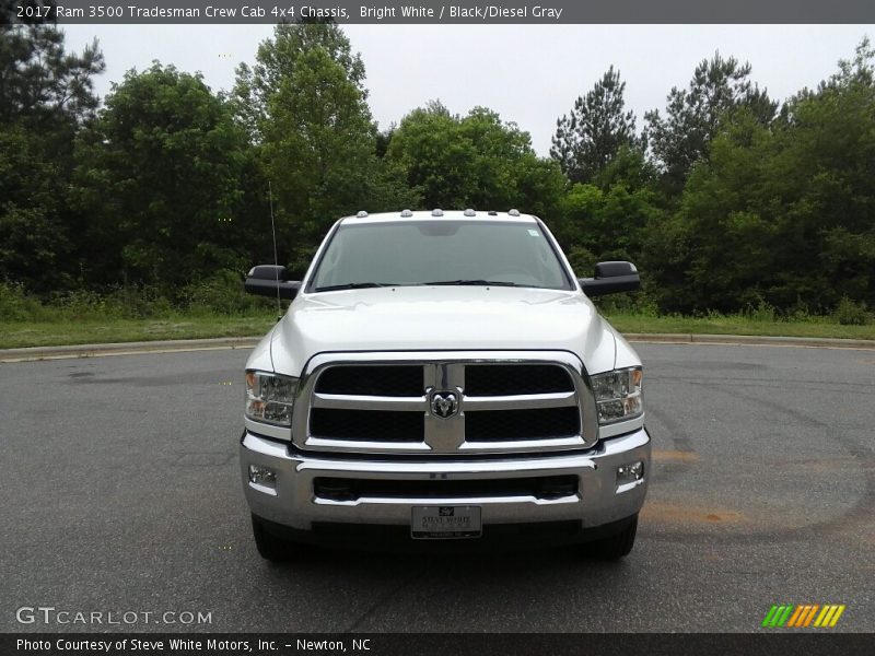 Bright White / Black/Diesel Gray 2017 Ram 3500 Tradesman Crew Cab 4x4 Chassis
