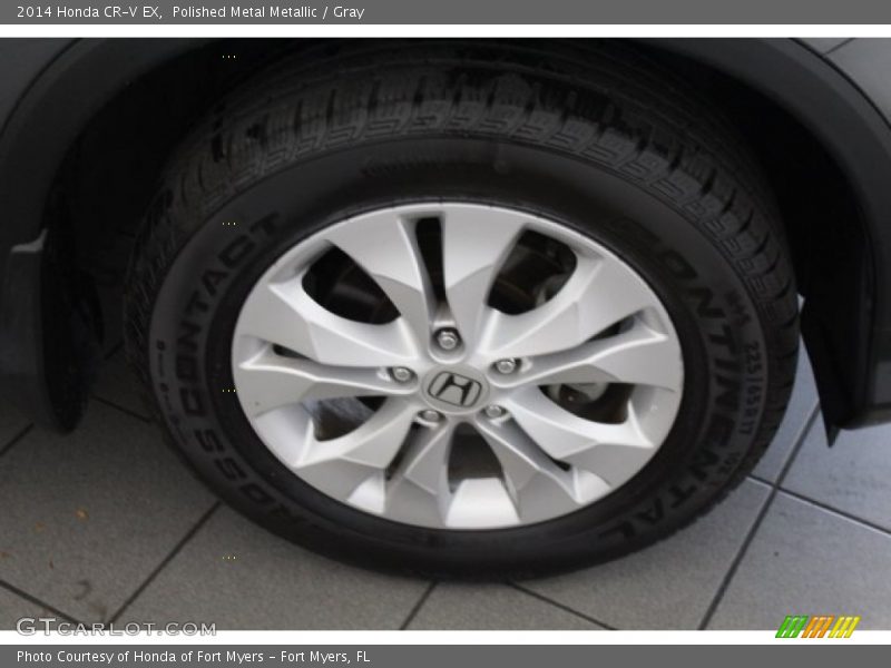 Polished Metal Metallic / Gray 2014 Honda CR-V EX