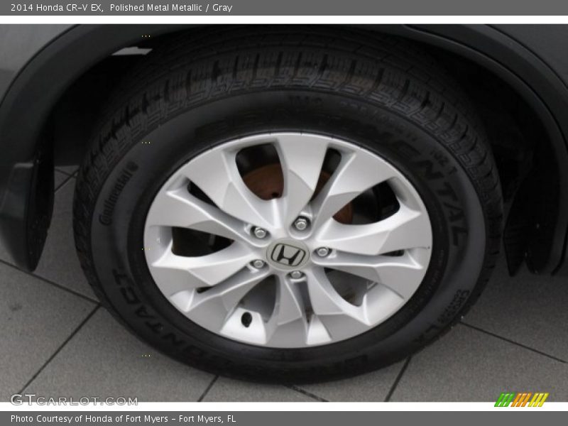 Polished Metal Metallic / Gray 2014 Honda CR-V EX
