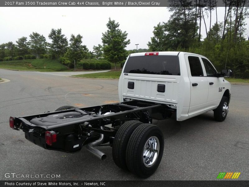 Bright White / Black/Diesel Gray 2017 Ram 3500 Tradesman Crew Cab 4x4 Chassis