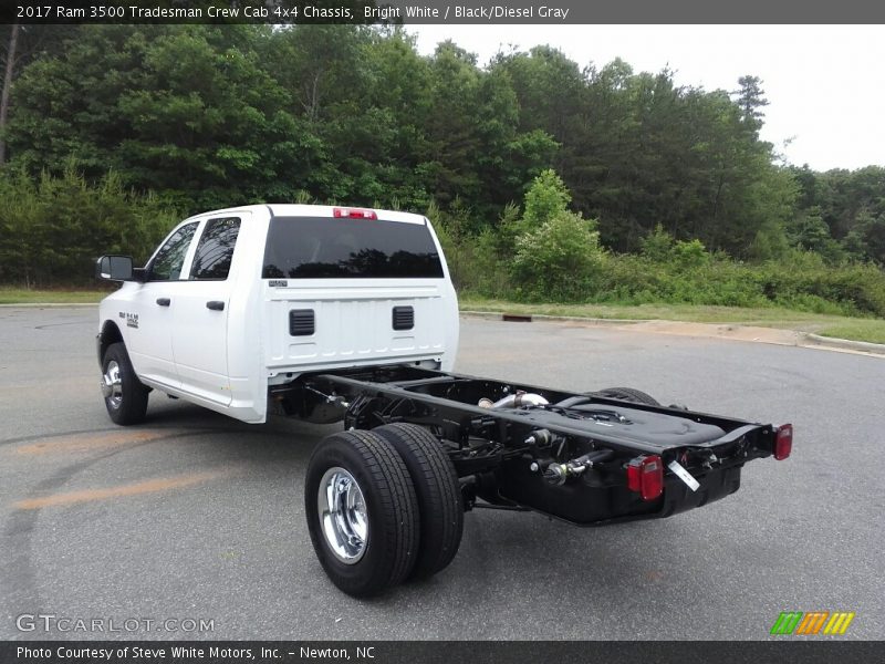 Bright White / Black/Diesel Gray 2017 Ram 3500 Tradesman Crew Cab 4x4 Chassis