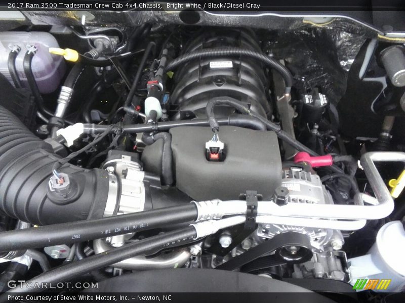Bright White / Black/Diesel Gray 2017 Ram 3500 Tradesman Crew Cab 4x4 Chassis