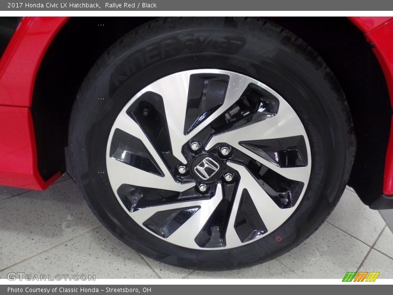 Rallye Red / Black 2017 Honda Civic LX Hatchback