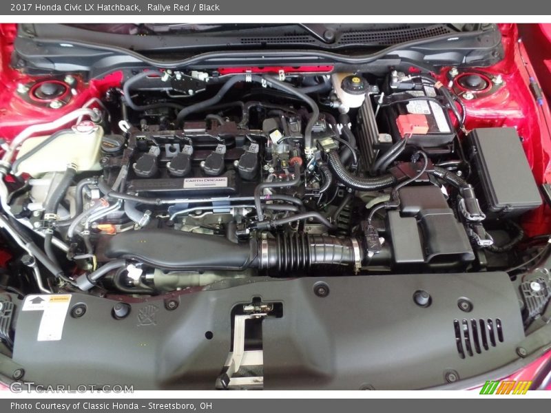Rallye Red / Black 2017 Honda Civic LX Hatchback
