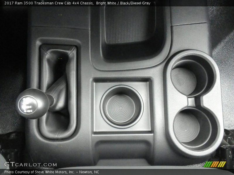 Bright White / Black/Diesel Gray 2017 Ram 3500 Tradesman Crew Cab 4x4 Chassis