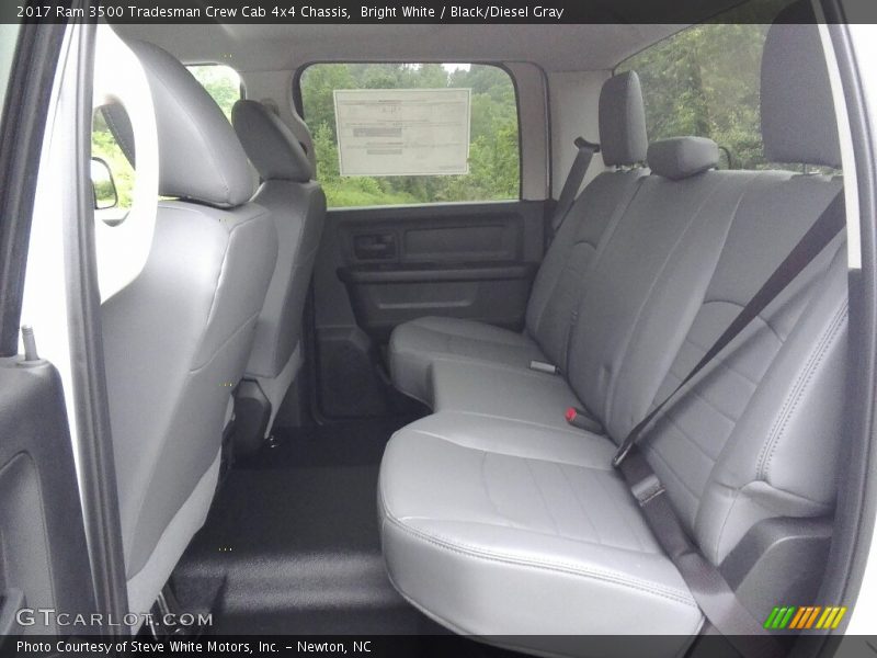 Bright White / Black/Diesel Gray 2017 Ram 3500 Tradesman Crew Cab 4x4 Chassis