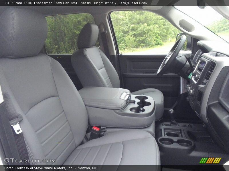 Bright White / Black/Diesel Gray 2017 Ram 3500 Tradesman Crew Cab 4x4 Chassis