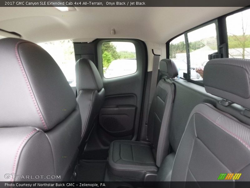 Rear Seat of 2017 Canyon SLE Extended Cab 4x4 All-Terrain
