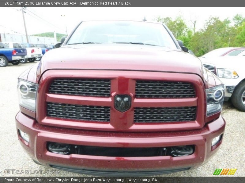 Delmonico Red Pearl / Black 2017 Ram 2500 Laramie Crew Cab 4x4