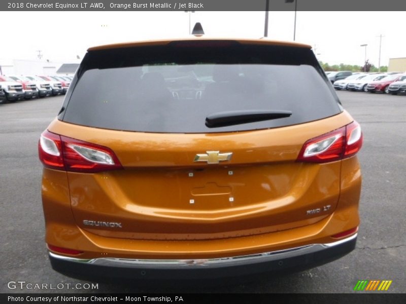 Orange Burst Metallic / Jet Black 2018 Chevrolet Equinox LT AWD