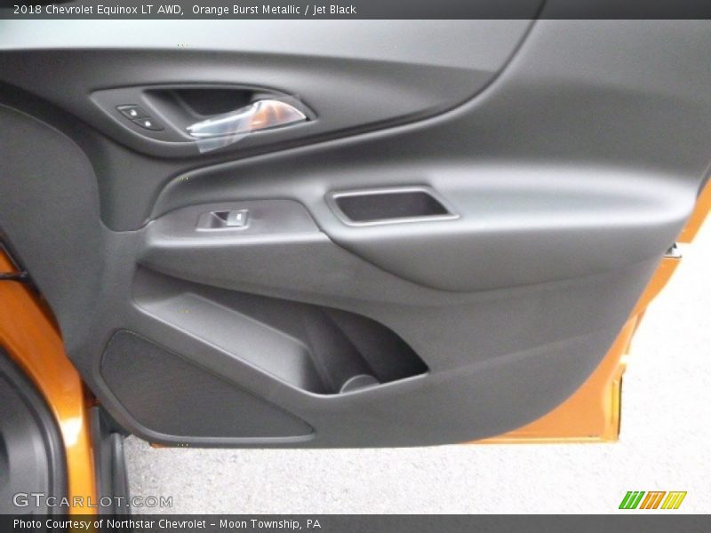 Orange Burst Metallic / Jet Black 2018 Chevrolet Equinox LT AWD