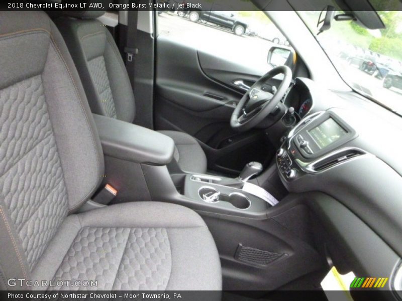 Orange Burst Metallic / Jet Black 2018 Chevrolet Equinox LT AWD
