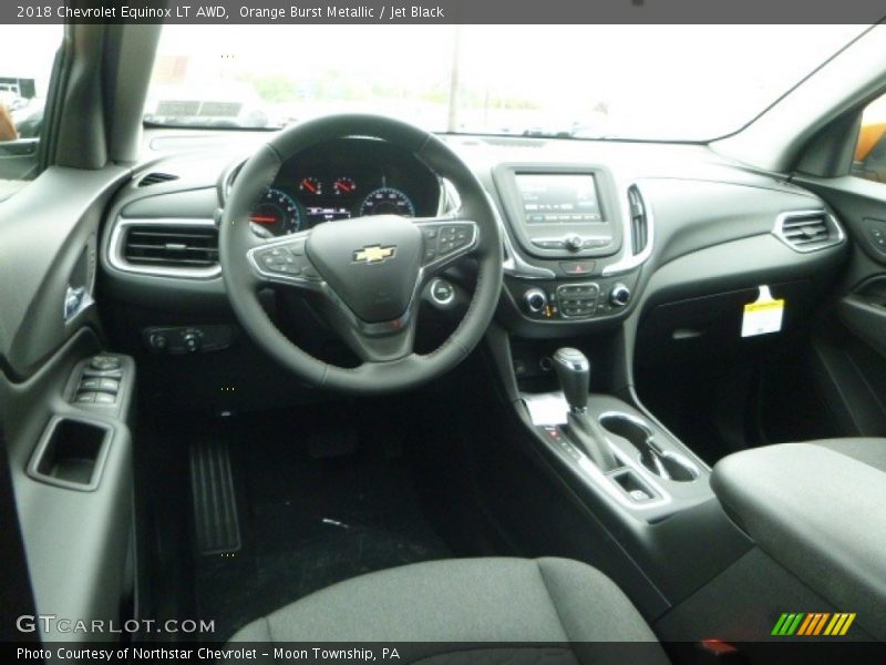 Orange Burst Metallic / Jet Black 2018 Chevrolet Equinox LT AWD