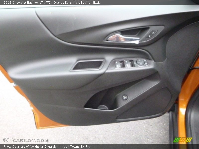Orange Burst Metallic / Jet Black 2018 Chevrolet Equinox LT AWD