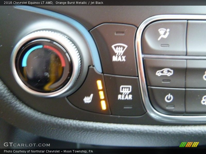 Orange Burst Metallic / Jet Black 2018 Chevrolet Equinox LT AWD