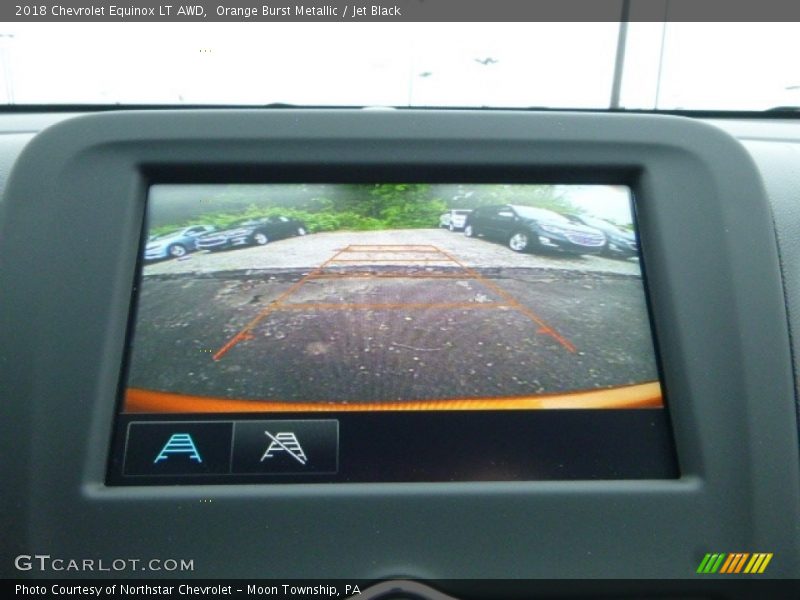 Orange Burst Metallic / Jet Black 2018 Chevrolet Equinox LT AWD