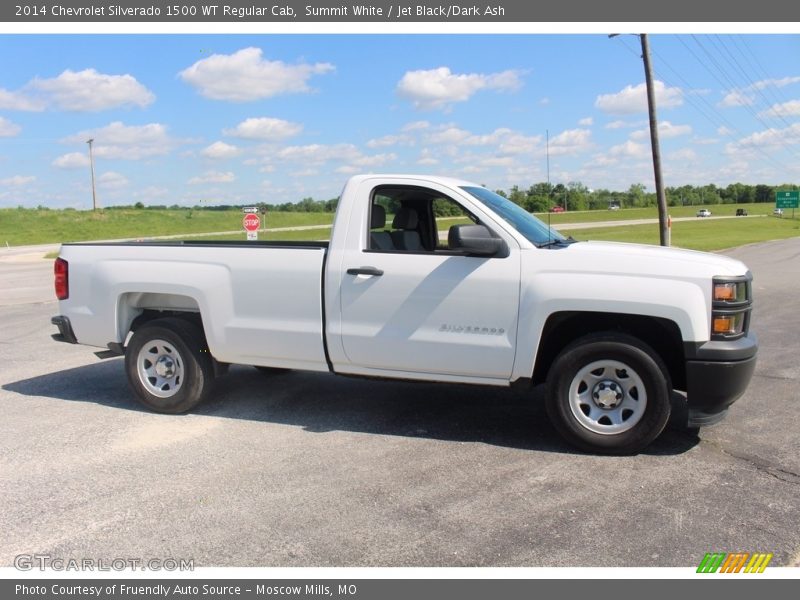 Summit White / Jet Black/Dark Ash 2014 Chevrolet Silverado 1500 WT Regular Cab
