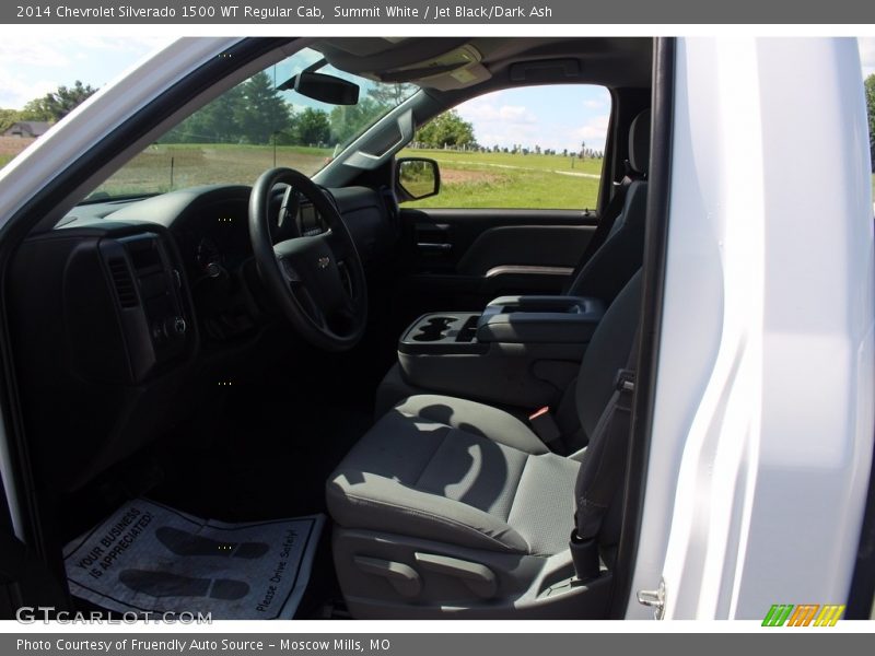 Summit White / Jet Black/Dark Ash 2014 Chevrolet Silverado 1500 WT Regular Cab