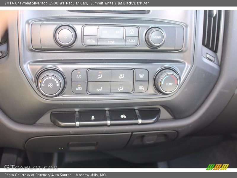 Summit White / Jet Black/Dark Ash 2014 Chevrolet Silverado 1500 WT Regular Cab