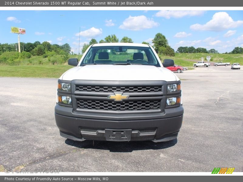 Summit White / Jet Black/Dark Ash 2014 Chevrolet Silverado 1500 WT Regular Cab