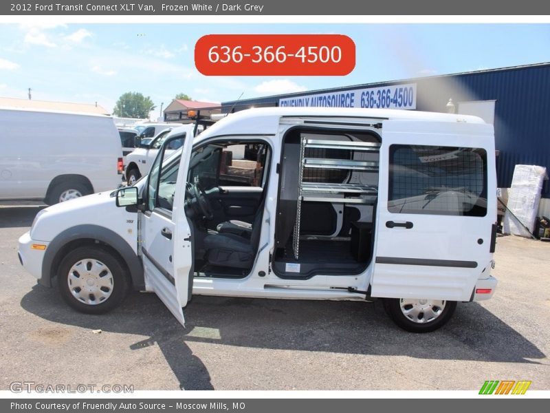 Frozen White / Dark Grey 2012 Ford Transit Connect XLT Van