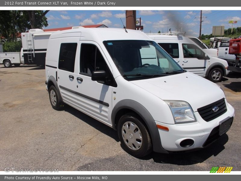 Frozen White / Dark Grey 2012 Ford Transit Connect XLT Van