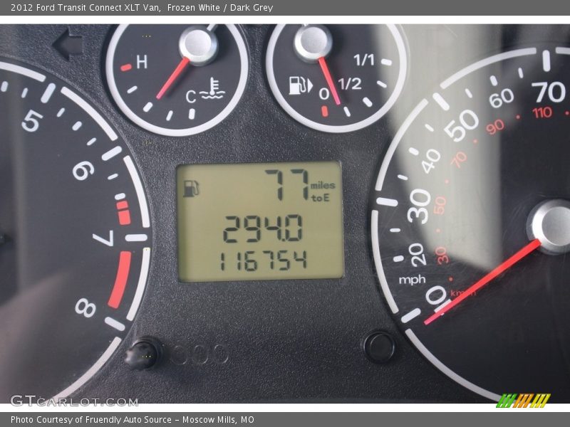 Frozen White / Dark Grey 2012 Ford Transit Connect XLT Van