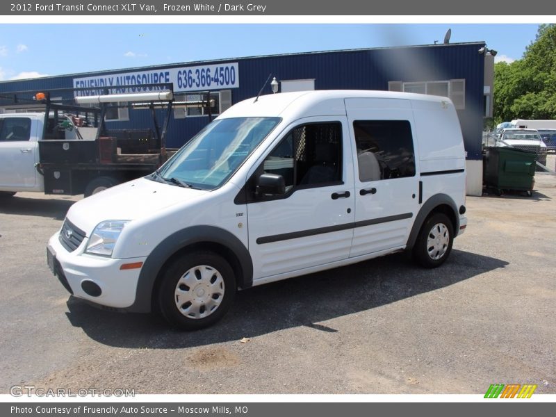 Frozen White / Dark Grey 2012 Ford Transit Connect XLT Van