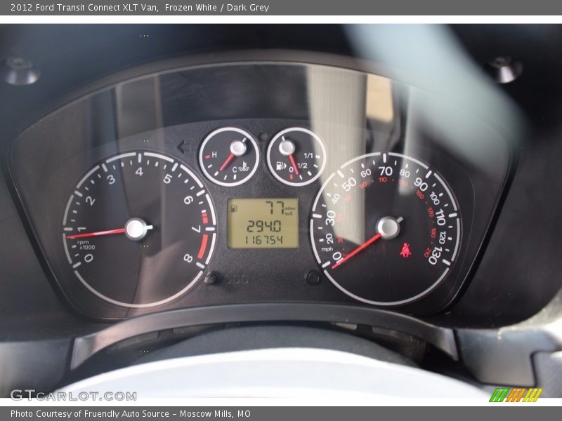 Frozen White / Dark Grey 2012 Ford Transit Connect XLT Van